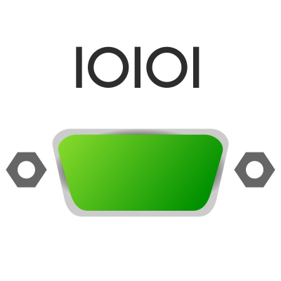 Serial port icon clipart