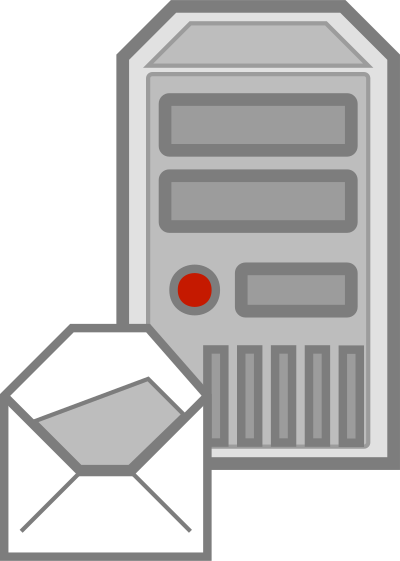 Server - emails clipart