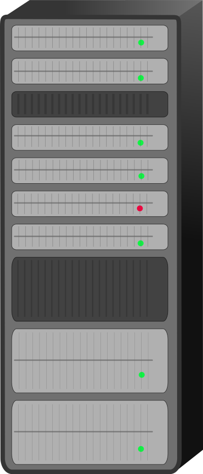 Server rack clipart