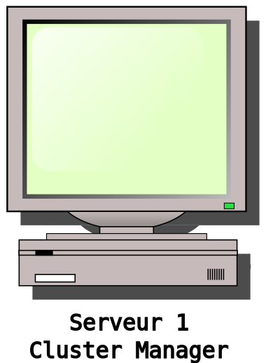 Server With Screen clipart