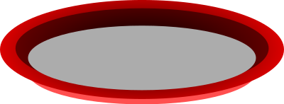 Serving tray clipart