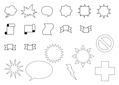 Set Of Basic Shapes 2 clipart