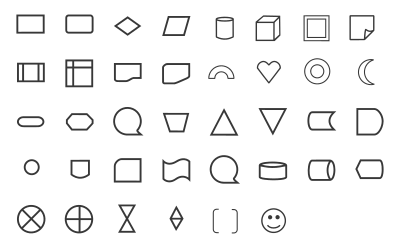 Set Of Basic Shapes clipart