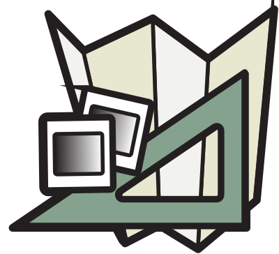 Set Square - Colour clipart