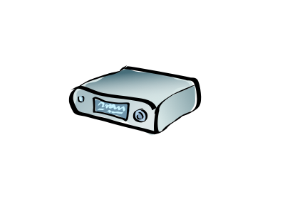 Set top box zazou clipart