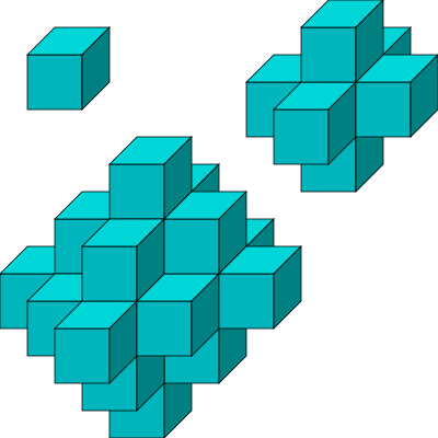 Sets of Cubes clipart
