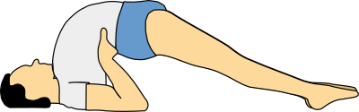 Setu Bandha Sarvangasana clipart