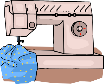 Sewing machine clipart