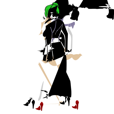 Sexy woman clipart
