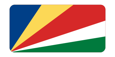 Seychelles flag (bevelled) clipart
