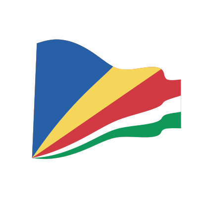 Seychelles waving flag clipart