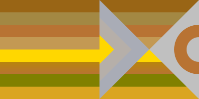 shades of gold and silver version III clipart