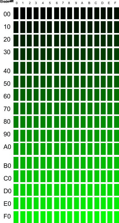 Shades of Green clipart