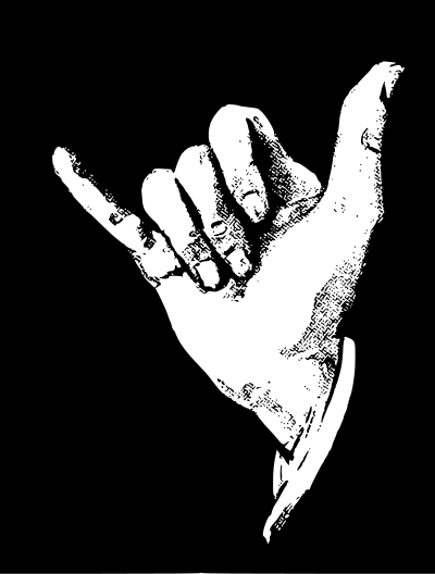Shaka Hand clipart