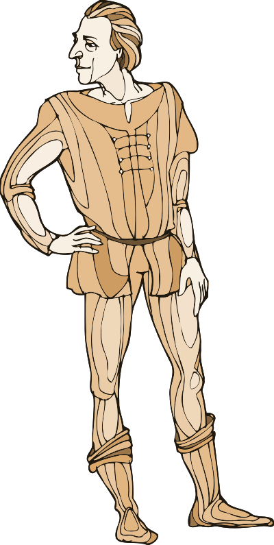 Shakespeare characters - Abram clipart