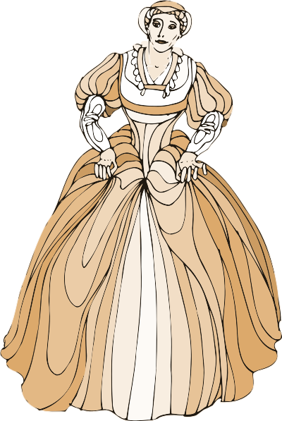 Shakespeare characters - Bianca clipart