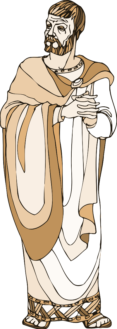 Shakespeare characters - Brutus clipart