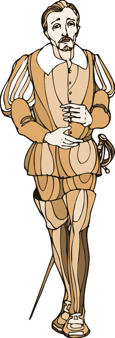 Shakespeare characters - Cassio clipart