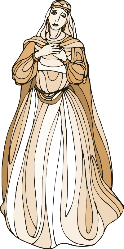 Shakespeare characters - Cordelia clipart