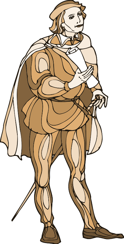 Shakespeare characters - Cornely clipart