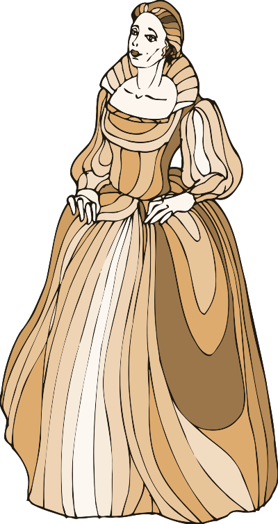Shakespeare characters - Desdamona clipart