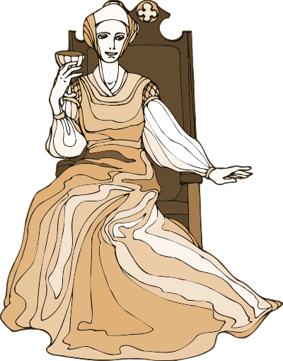 Shakespeare characters - Gertrude clipart