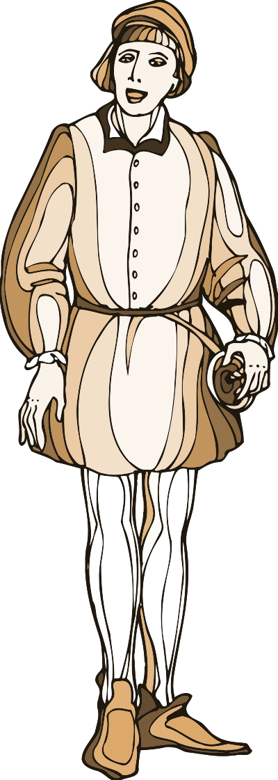 Shakespeare characters - Horatio clipart
