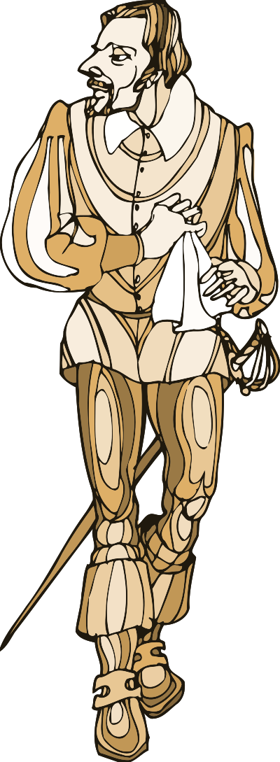 Shakespeare characters - Iago clipart