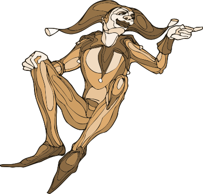 Shakespeare characters - jester clipart