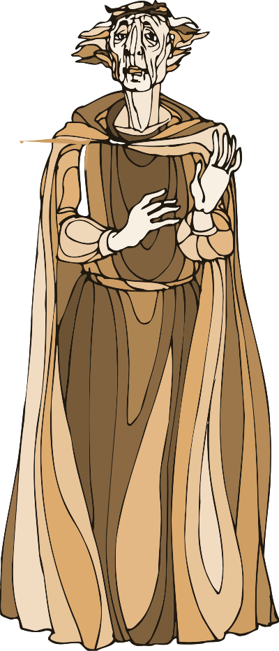 Shakespeare characters - King Lear clipart