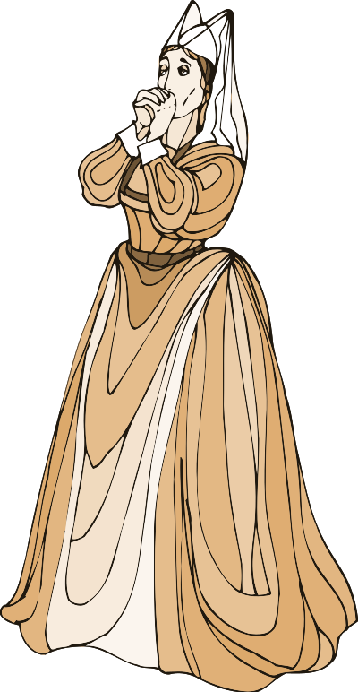 Shakespeare characters - Lady Capulet clipart