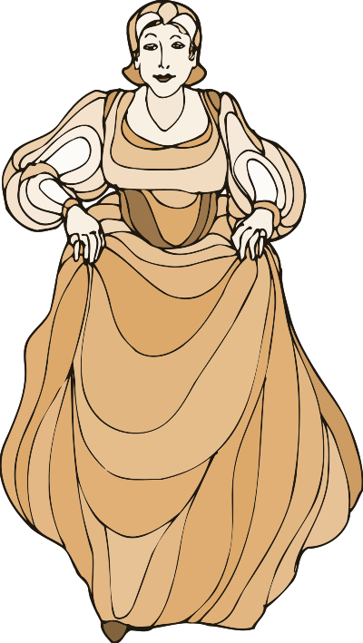 Shakespeare characters - Maria clipart