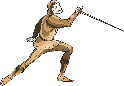 Shakespeare characters - Mercutio clipart