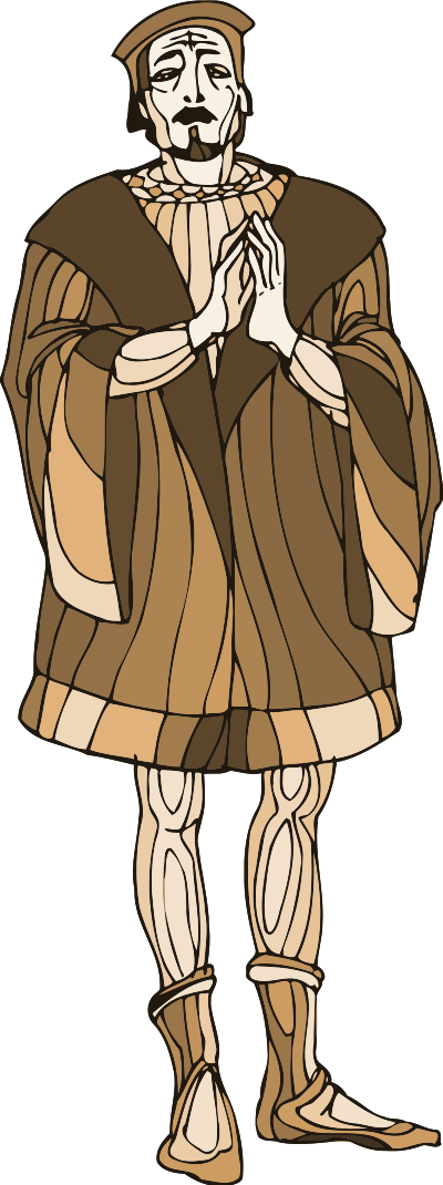 Shakespeare characters - Montecci clipart