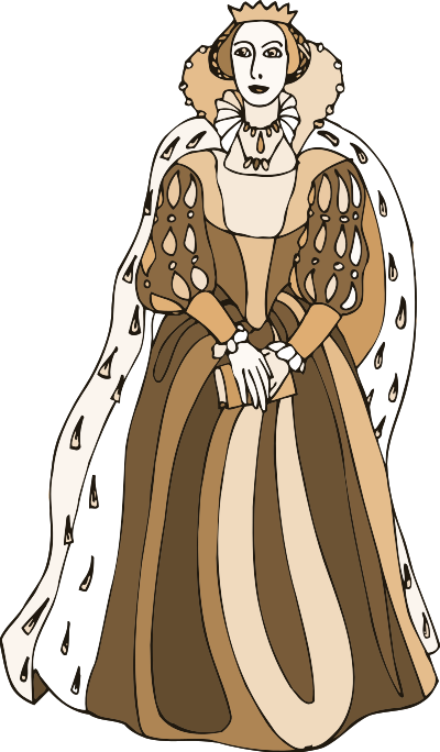 Shakespeare characters - queen 2 clipart