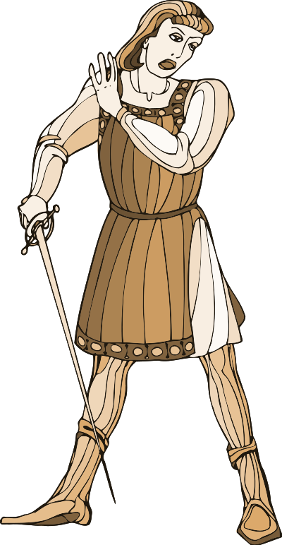Shakespeare characters - Tybalt clipart