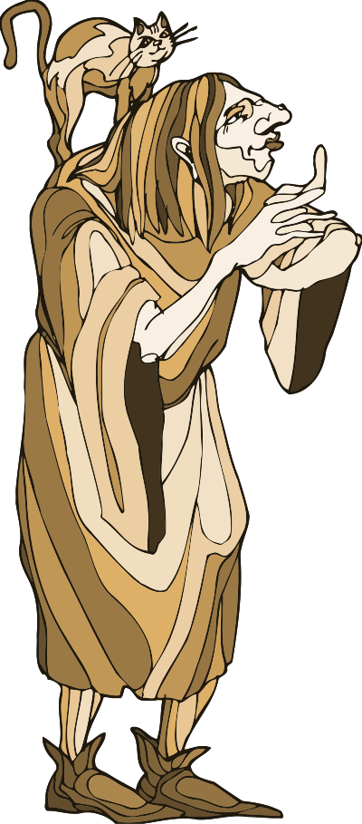 Shakespeare characters - witch 2 clipart