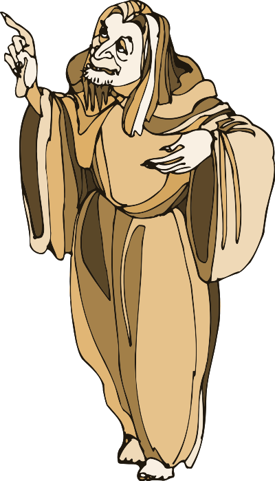 Shakespeare characters - witch 3 clipart