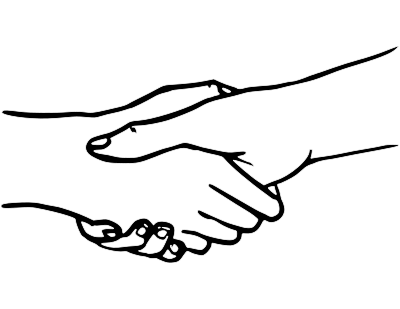 Shaking hands clipart