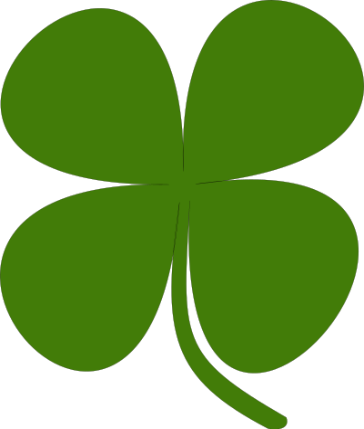 Shamrock for march natha 01 clipart