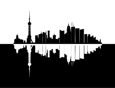 Shanghai Skyline clipart
