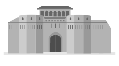 Shaniwarwada Pune, India clipart