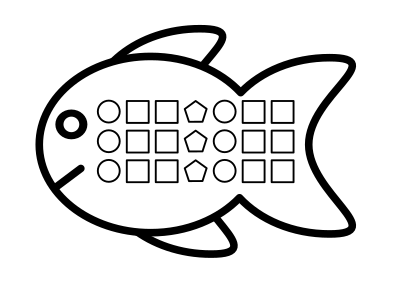 Shape Pattern Fish clipart