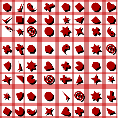 Shapes pattern 2 clipart