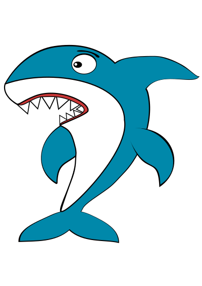 Shark Cartoon clipart