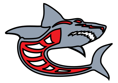 Shark-grey-red-by-ashed clipart