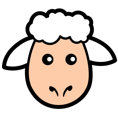 Sheep icon clipart