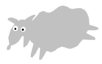 Sheep refixed clipart