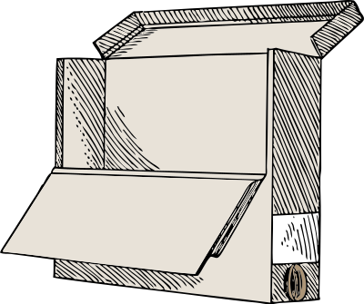 Shelf box clipart