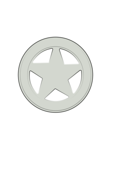 Sheriff badge clipart